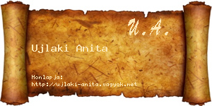 Ujlaki Anita névjegykártya